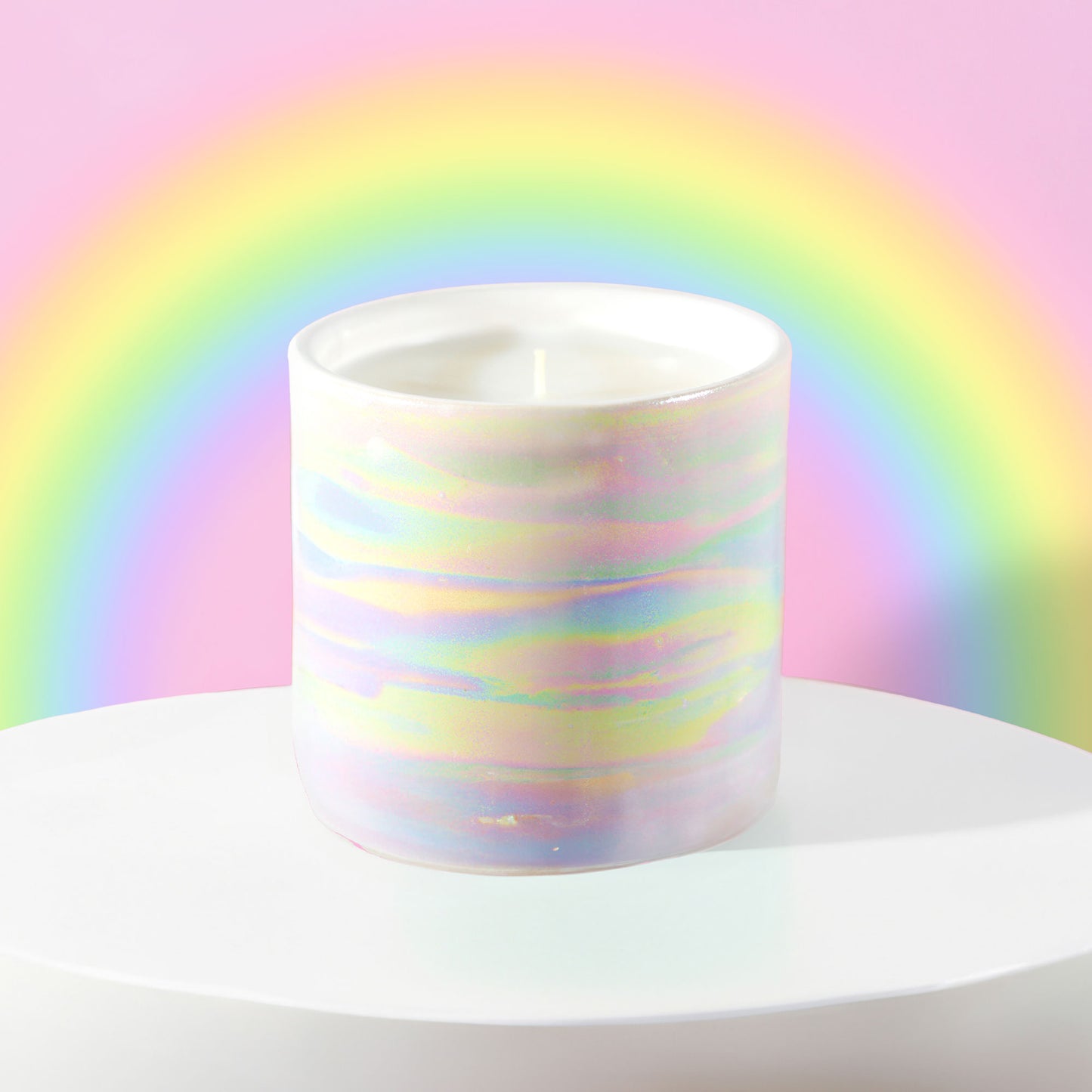 PRIDE Iridescent Ceramic Candle