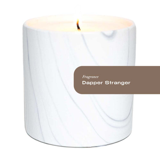 Dapper Stranger White Marble Candle 6oz