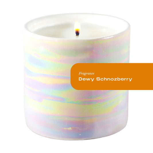 Dewy Schnozberry Iridescent Candle