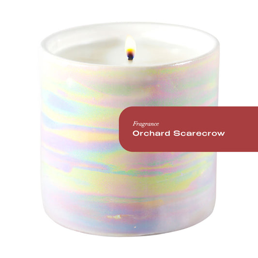 Orchard Scarecrow Iridescent Candle