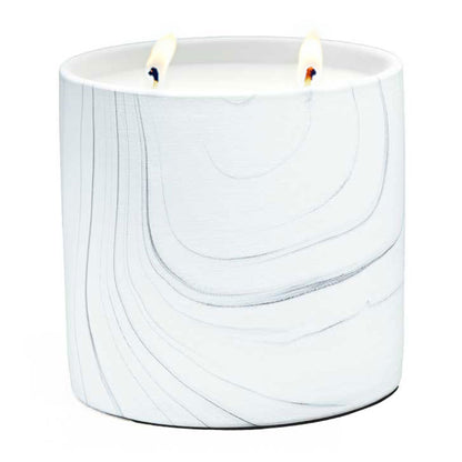 White Marble Candle Refill