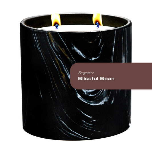 Blissful Bean Black Marquina Candle