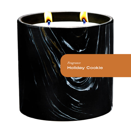 Holiday Cookie Black Marquina Candle