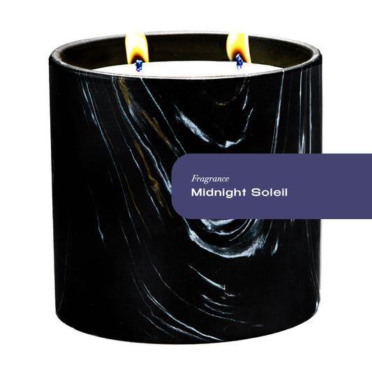 Midnight Soleil Black Marquina Candle