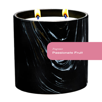 Passionate Fruit Black Marquina Candle 17oz