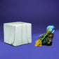 Marble Cement Cube Candle with Midnight Soleil Fragrance - Organic candles, coconut wax candles, hemp wick candles, sustainable candles, eco-friendly candles, refillable candles, recyclable packaging, reforestation efforts, carbon offsetting, plant-based candles, sustainable living, green living, ethical candles, natural candles, vegan candles, non-toxic candles, phthalate-free candles, toxin-free candles, essential oil candles, hand-poured candles, small batch candles, made in the USA candles