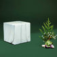 Marble Cement Cube Candle with Ripe Juniper Fragrance - Organic candles, coconut wax candles, hemp wick candles, sustainable candles, eco-friendly candles, refillable candles, recyclable packaging, reforestation efforts, carbon offsetting, plant-based candles, sustainable living, green living, ethical candles, natural candles, vegan candles, non-toxic candles, phthalate-free candles, toxin-free candles, essential oil candles, hand-poured candles, small batch candles, made in the USA candles