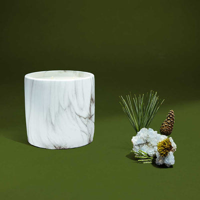 Marble Cement Round Candle with Bear Hug Fragrance - Organic candles, coconut wax candles, hemp wick candles, sustainable candles, eco-friendly candles, refillable candles, recyclable packaging, reforestation efforts, carbon offsetting, plant-based candles, sustainable living, green living, ethical candles, natural candles, vegan candles, non-toxic candles, phthalate-free candles, toxin-free candles, essential oil candles, hand-poured candles, small batch candles, made in the USA candles